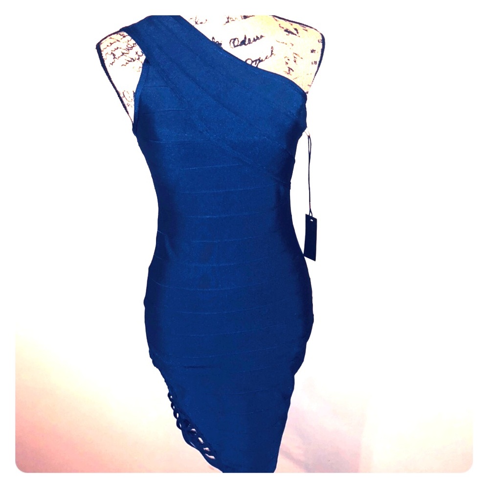 One shoulder Bandage Dress - NEW with tags